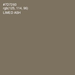 #7D7260 - Limed Ash Color Image